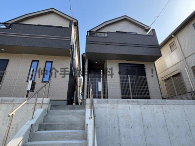 【外観】 | 神戸市垂水区塩屋北町4丁目　新築戸建B号棟　仲介手数料無料！ | 垂水区塩屋北町4　新築B号棟　仲介手数料無料！