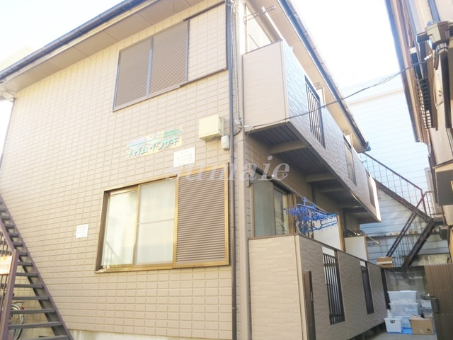 ハイムイワサキの外観|建物の正面になります