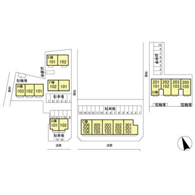 【区画図】 | フェニックス小仙波 Ｄ棟