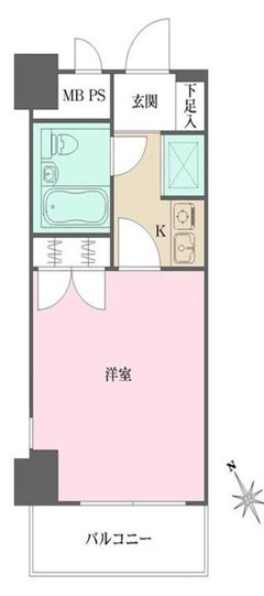 【間取り】 | シティコープ目白　 | 南西向きのお部屋なので、陽当たり・通風良好です！