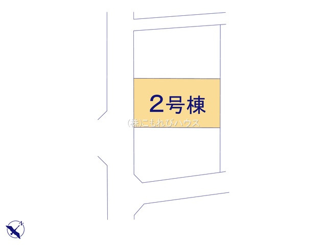 鴻巣市登戸　第2　新築一戸建て　リーブルガーデン　02の区画図|2号棟