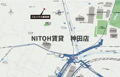 【地図】 | フルハウス飯田橋