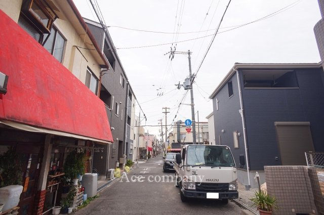 【前面道路含む現地写真】 | 生野区田島3丁目　【2号棟/全4区画】 | 【前面道路幅員約5.4ｍ☆】