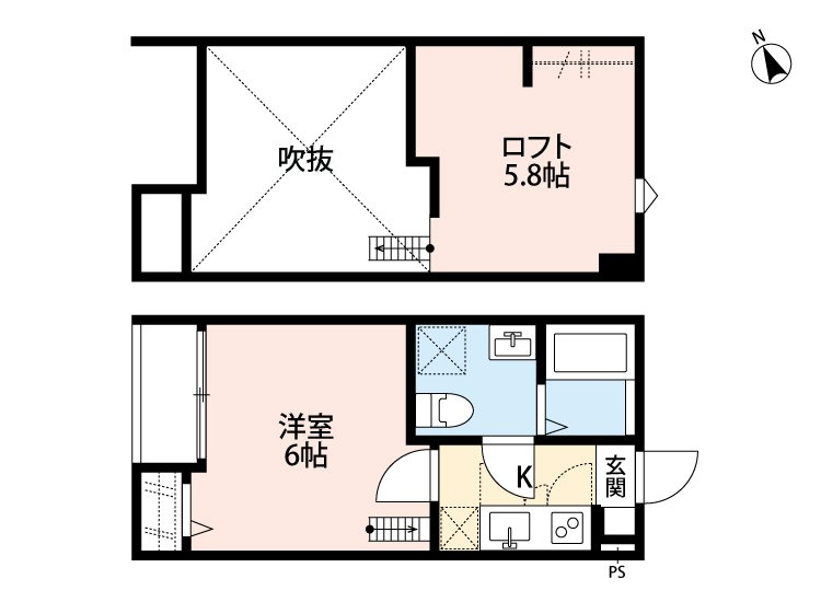 ティーラアパートメントの間取り