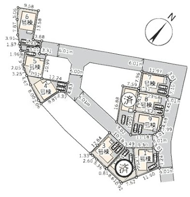 【区画図】 | 大和市福田第2 新築戸建 全10棟