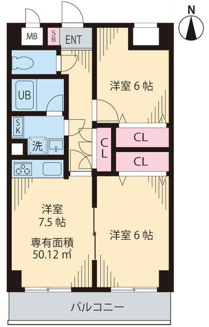 カーサデシノセの間取り