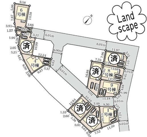 【区画図】 | 大和市福田第2 新築戸建 全10棟