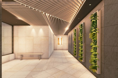 【ロビー】 | パークアクシス横濱高島町