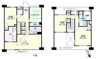 【間取り】 | サンハイツ八千代台