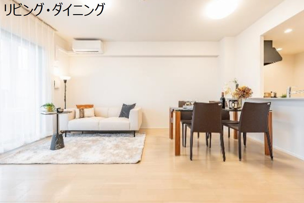 アクアステージグランアルト越谷レイクタウンの居間・リビング