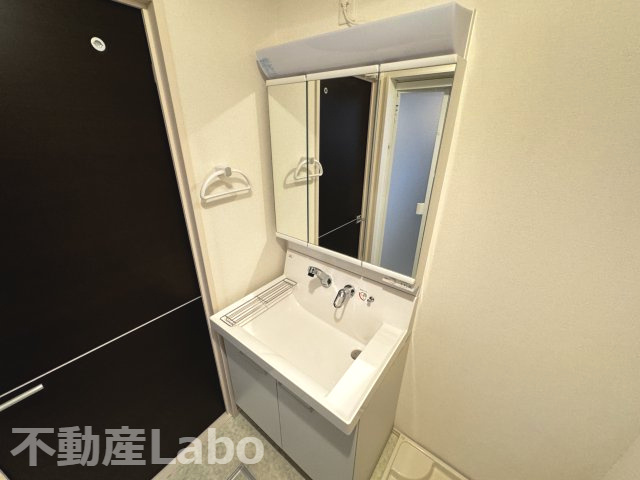 徳島市南佐古八番町のアパートの洗面所