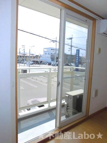 デフィー　Aのバルコニー