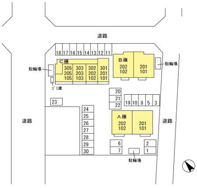 【区画図】 | ウル・シャンティ Ｃ