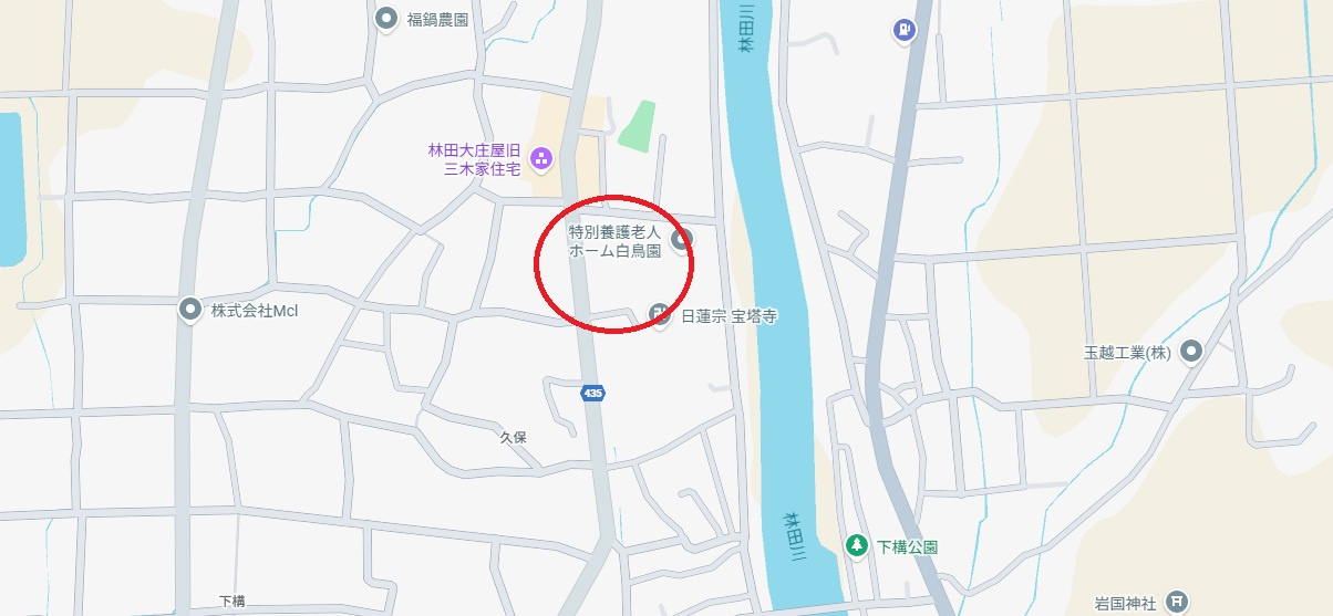 姫路市林田町林田　　　中古戸建の地図