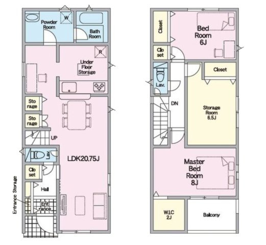【間取り】 | 名古屋市南区阿原町54『仲介料無料』新築戸建て | 3号棟