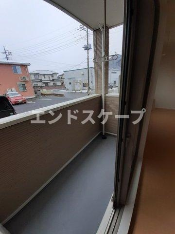 アリエッタⅡのバルコニー|高崎、前橋のお部屋探しはエンドスケープまで！お客様の理想お聞かせ下さい♪