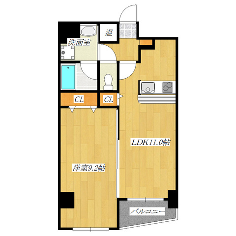 エリアＭの間取り|オール電化で充実の設備ですよ♪