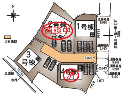 【区画図】 | クレイドルガーデン宇部市床波 第3（3号棟）
