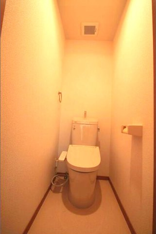 菊池郡菊陽町光の森３丁目の賃貸マンションのトイレ