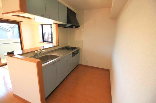 菊池郡菊陽町光の森３丁目の賃貸マンションのキッチン