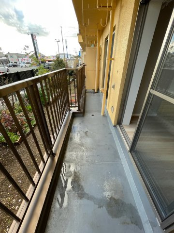 カーサベッレッツァのバルコニー