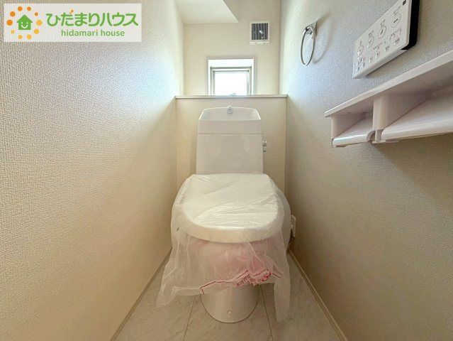 リーブルガーデン須賀川森宿第8　新築戸建　6号棟のトイレ|温水洗浄便座ついてます(^^♪