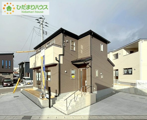 リーブルガーデン須賀川森宿第8　新築戸建　6号棟の外観|スタイリッシュな外観です(^^)/