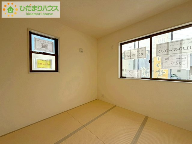 リーブルガーデン須賀川森宿第8　新築戸建　6号棟の和室|客間としてもお子様のプレイルームとしてもご活用頂けます。将来は寝室としても利用でき二階に上がらず生活導線を作ることができ大変重宝するスペース！