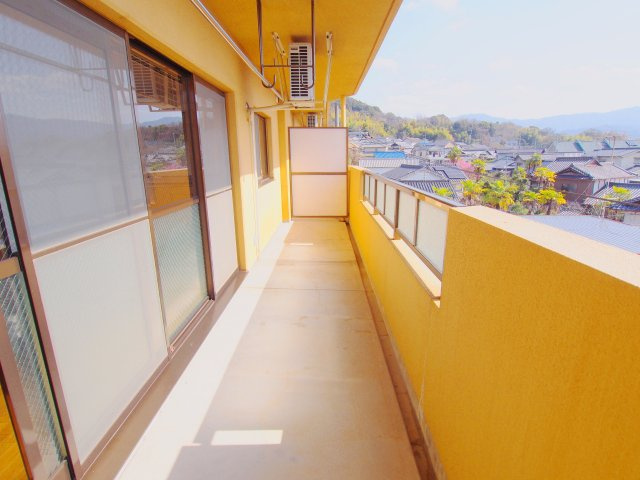 クレール安芸のバルコニー