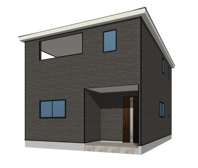 【外観パース】 | クレイドルガーデン宇部市床波 第3（4号棟） | 完成予想図です。