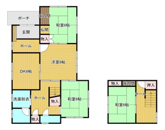 【間取り】 | 鳥取市湖山町北1丁目戸建て