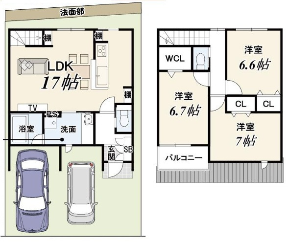 【参考プラン】 | K12074-3号地衣笠