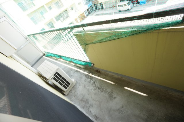 エターナルシティー公園　１号館のバルコニー