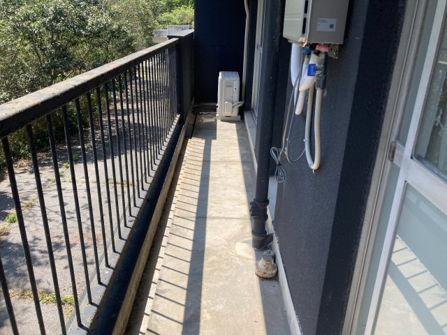 ドミールサニー君影のバルコニー|日当たりの良いバルコニー