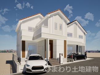 【外観】 | 座間市明王  1号棟 3期 | イメージパース（完成時に現況と異なる場合は現況優先となります）