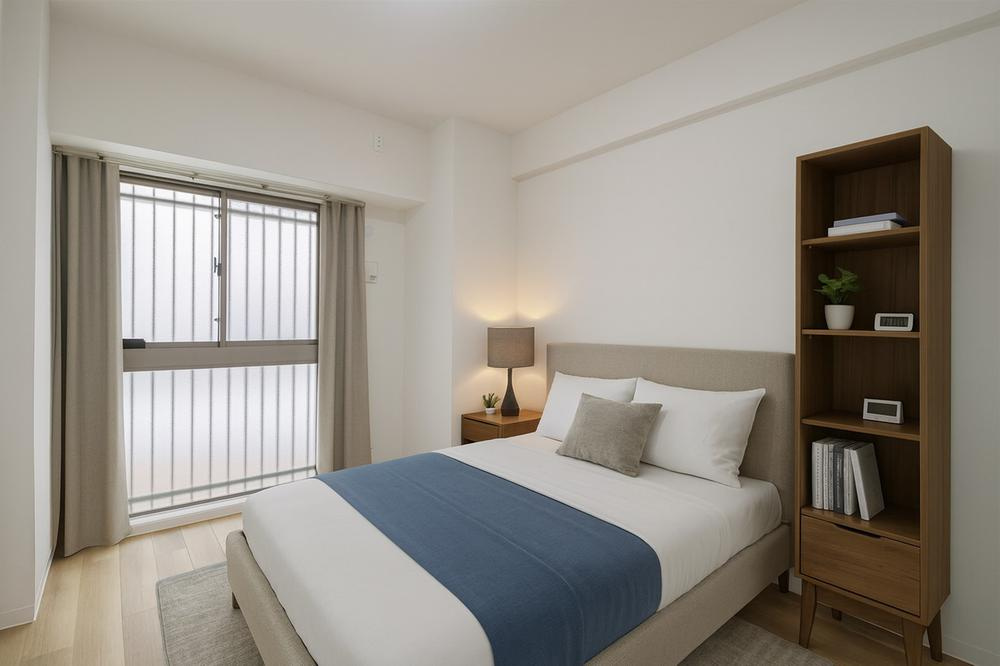 ユニ・アルス洛西プレジオの洋室|＊家具・小物は全てCGによるイメージです