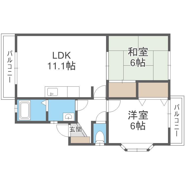 パーシモンハウスの間取り