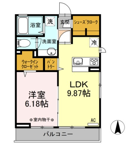 ブラン清澄白河の間取り