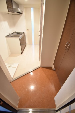 Luxe西長堀の玄関