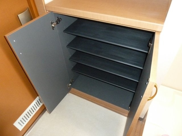 グランカルム津田沼の玄関|シューズボックスもあり玄関は広く使えまっすよ