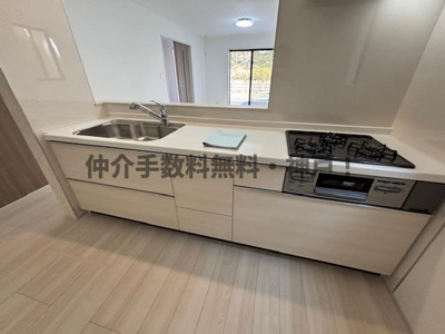 【キッチン】 | 神戸市垂水区桃山台6丁目　新築戸建B号棟　仲介手数料無料！ | 使いやすいキッチンです
