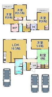 【間取り】 | 川西市南野坂1丁目3の15　中古一戸建て