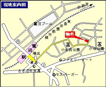 ＳＡＫＵＲＡの地図|パス通りルートでも充分歩けます