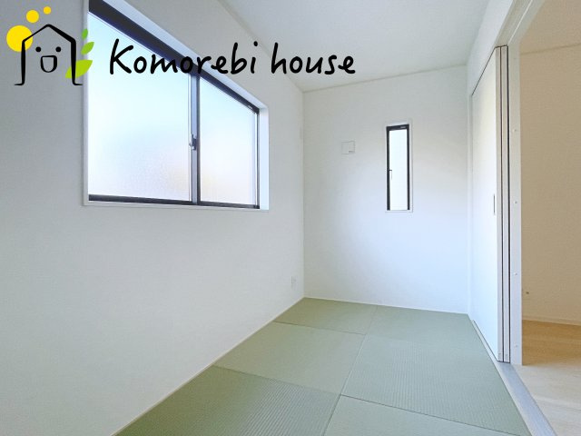 上尾市大谷本郷　第7　Ⅱ期　新築一戸建て　クレイドルガーデン　02の和室|落ち着いた雰囲気の和室付きです