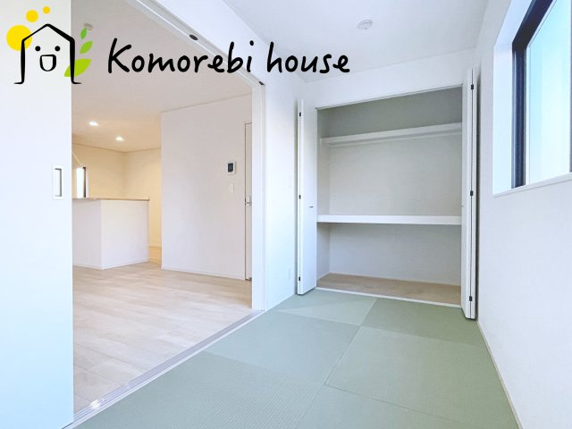 上尾市大谷本郷　第7　Ⅱ期　新築一戸建て　クレイドルガーデン　02の和室|柔らかい畳が心地よい和室
