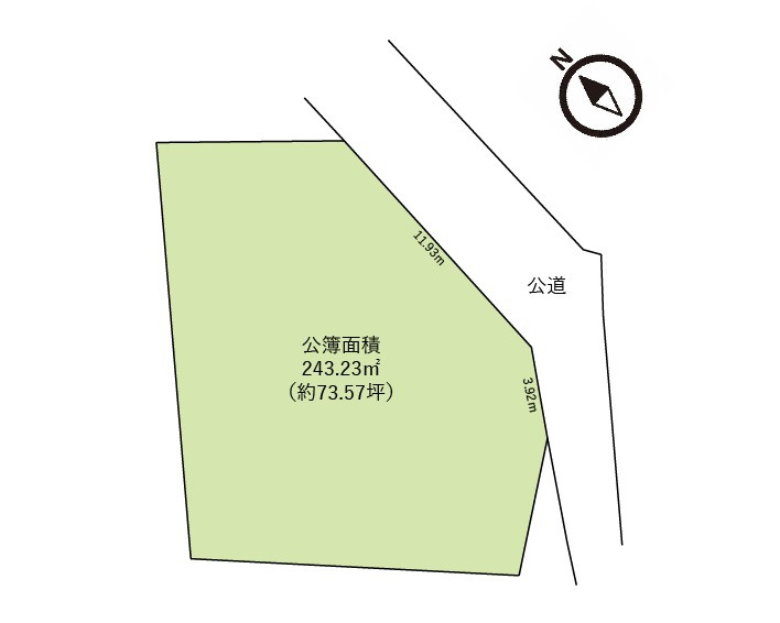 【土地】福岡市南区屋形原4丁目の区画図