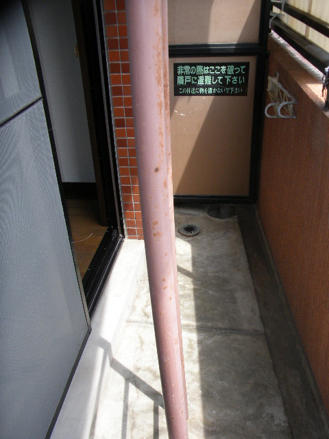 ロマネスク六甲のバルコニー