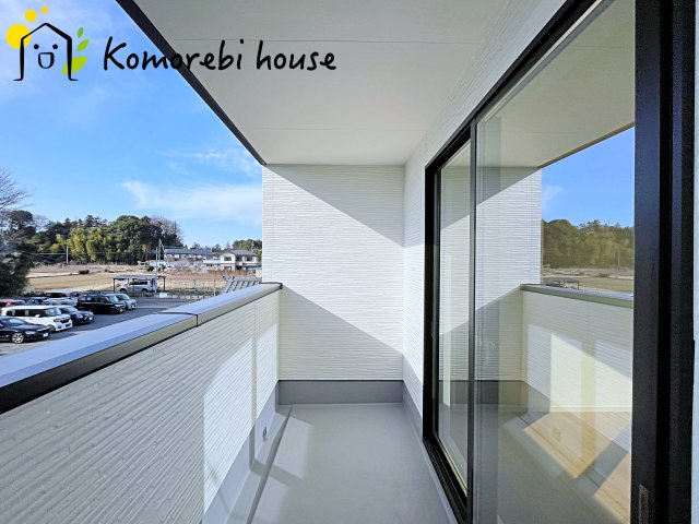 さいたま市西区宮前町　5期　新築一戸建て　ケイアイグレース　01のバルコニー|26.2.21撮影済み