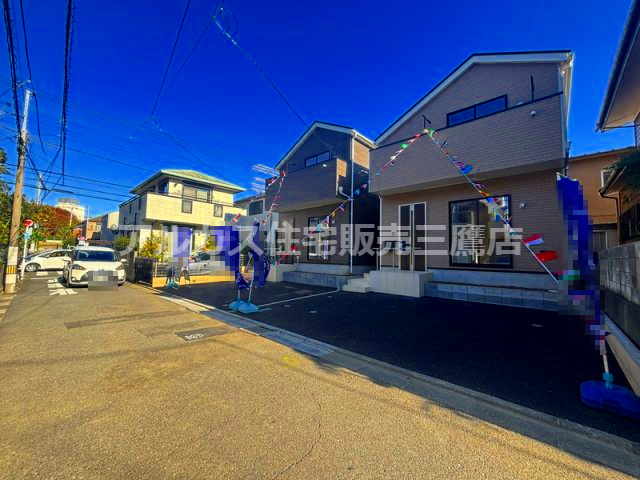 調布市深大寺東町６丁目 中央線 三鷹駅 新築戸建の前面道路含む現地写真