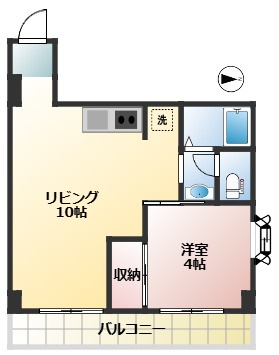 ミキハウス　オートロック　独立洗面台　角部屋の間取り